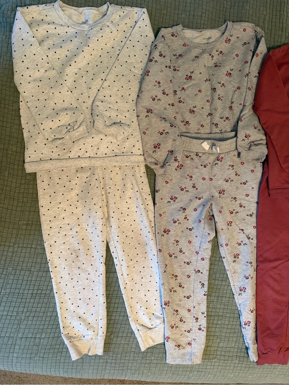 Girls matching sweater and jogger set Size 5 Bundle
